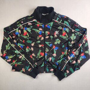 Exclusive Adidas Women’s Size M Medium Floral Garden Full Zip Track Light Jacket